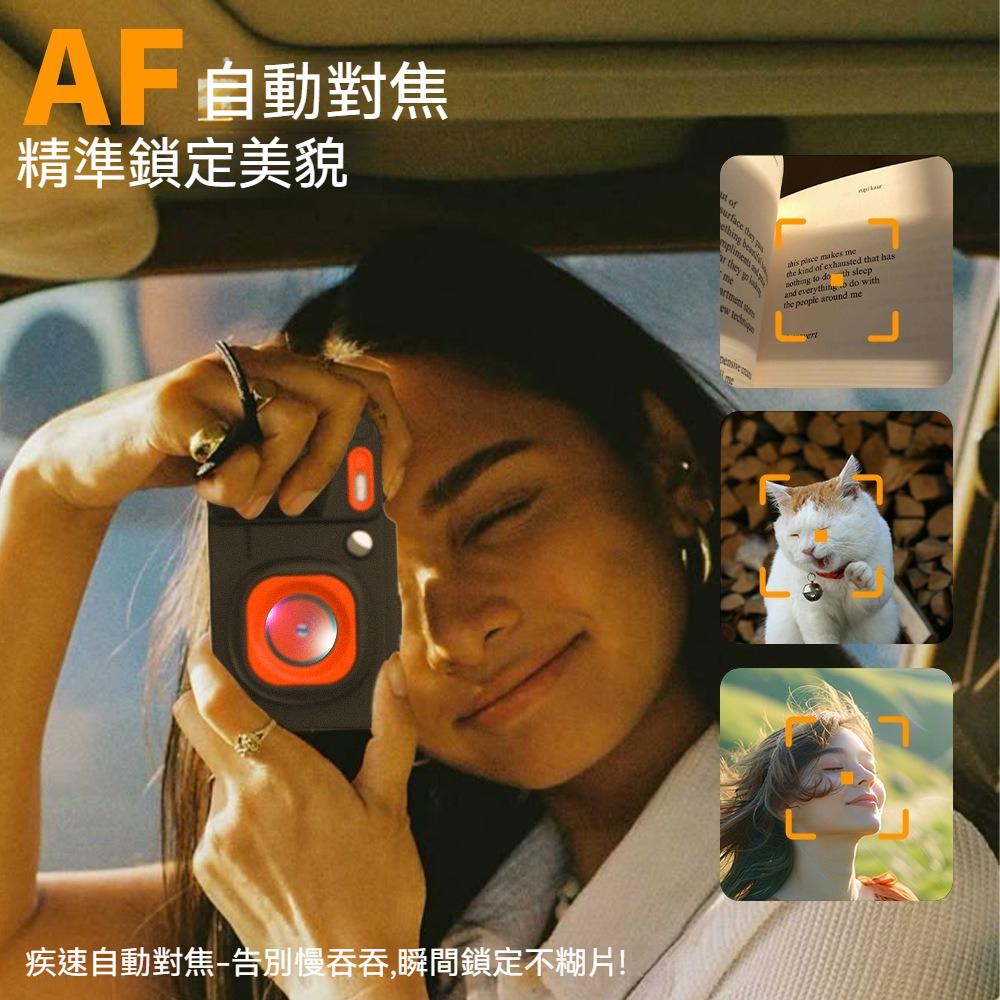 【KELING 科凌】照相機 相機 4K數碼相機 復古卡片機 4800萬像素 美顏自拍 輕巧迷妳照相機-細節圖5