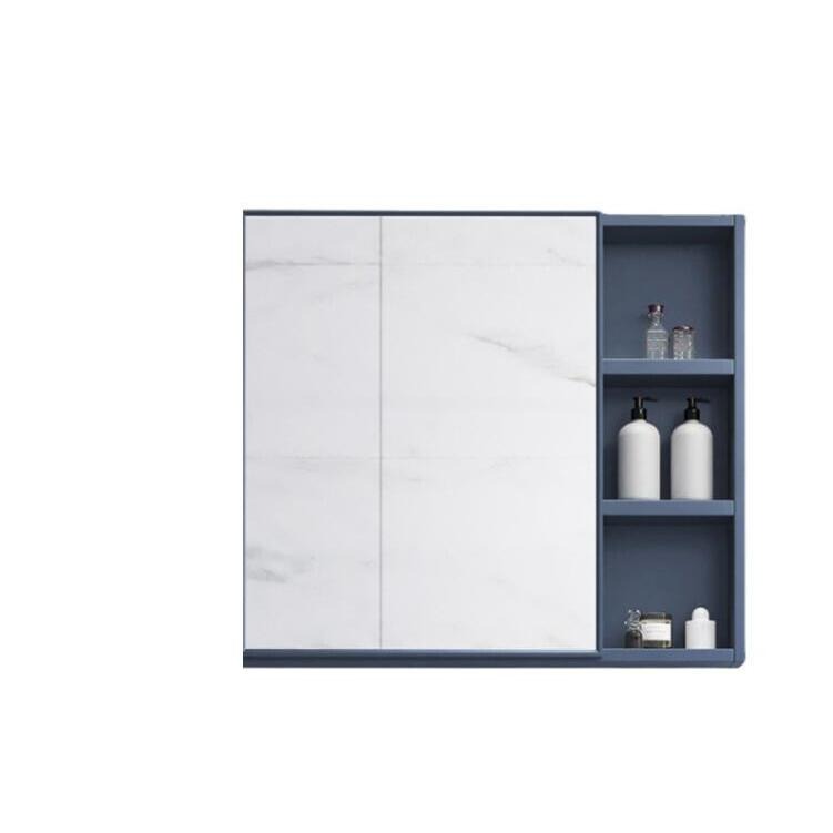 【現貨一日達】浴室收納櫃 掛牆式浴室鏡櫃  墻上置物櫃 太空鋁儲物箱 收納掛牆式鏡箱 小戶型鏡櫃浴室櫃 台灣現貨-細節圖2