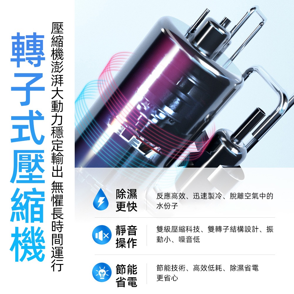 60L工業除濕機 大功率商用除濕器 倉庫廠房地下室適用 智慧自動除霜 連續排水-細節圖8