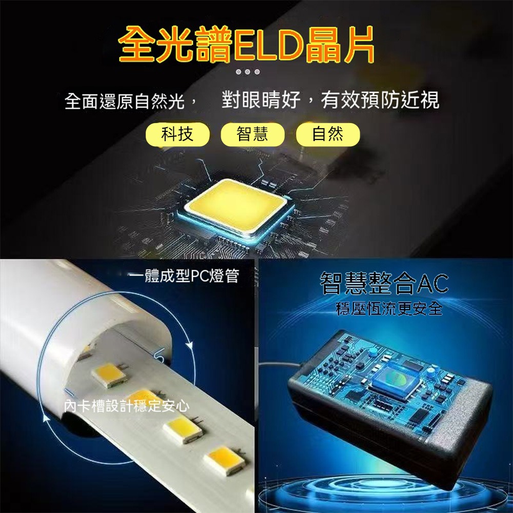 全光譜護眼落地燈 LED長條立式閱讀燈 鋼琴燈臥室客廳落地立燈-細節圖10