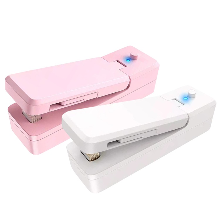 便攜自帶拆封刀封口機【顏色隨機】5527 家用迷你封口機 封口機-細節圖2