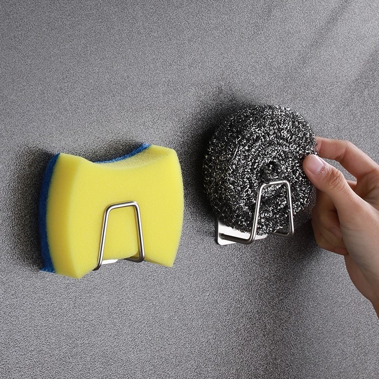 無痕壁貼不鏽鋼海綿架 SIN9207-細節圖8