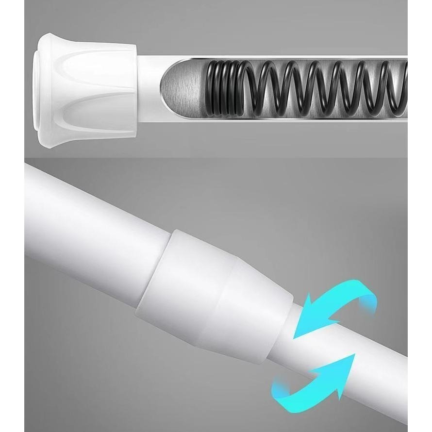 免打孔伸縮桿 D2833 伸縮桿 門簾桿 窗簾桿 衣架 衣櫃伸縮桿-細節圖4