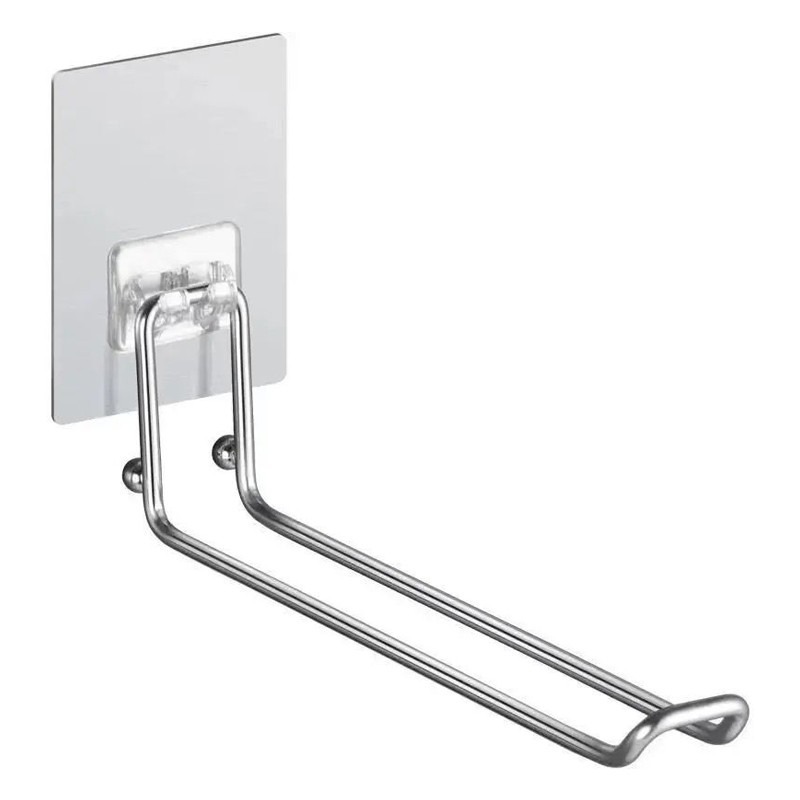 無痕壁貼不鏽鋼衣架收納架 SIN6257 衣架整理架 衣夾整理架 收納架-細節圖2