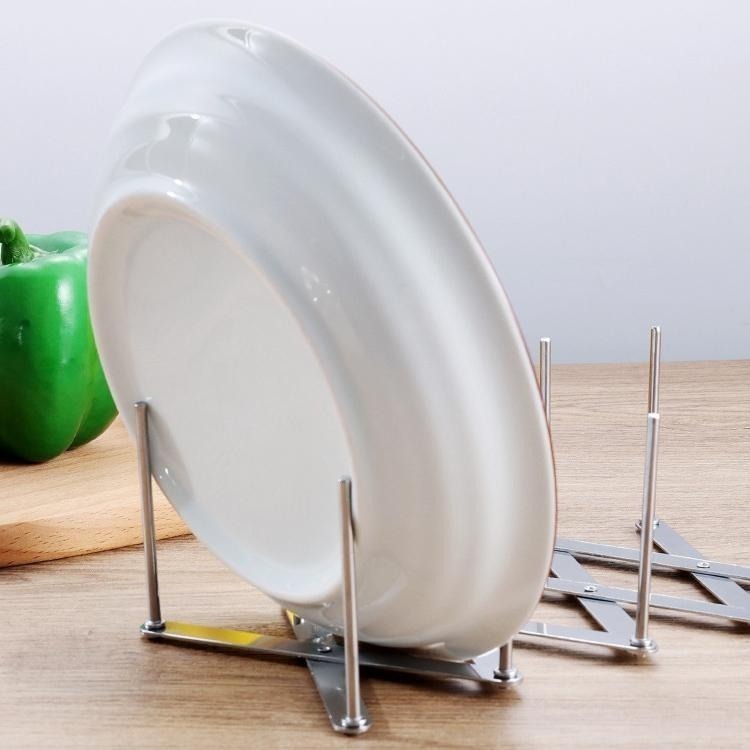 伸縮不鏽鋼餐盤收納架 SIN6621 蒸架 餐盤收納-細節圖8