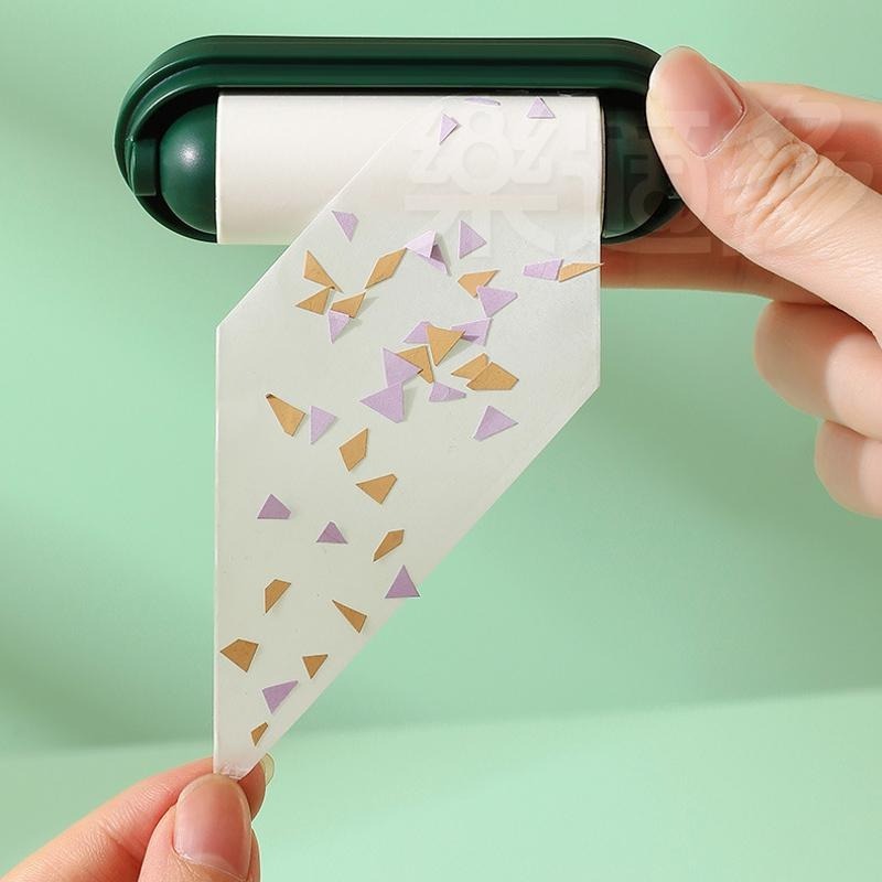 便攜雙面黏毛器 DXW0220【顏色隨機出貨】另售替換紙 黏毛器 除毛器 衣物除毛 可撕式黏毛器 黏毛神器 沾毛器-細節圖5