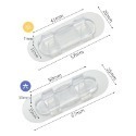 自黏電線固定器【10入/組】LX0011 無痕掛勾 電線收納 插頭架 電線固定器 居家收納-規格圖11