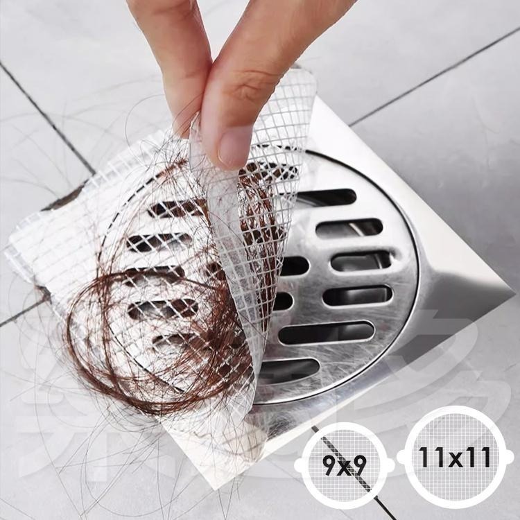 浴室廚房排水孔防堵塞貼【10片/組】CX5603 排水孔毛髮堵塞 排水孔濾網 排水孔蓋 排水孔堵塞  浴室排水-細節圖6
