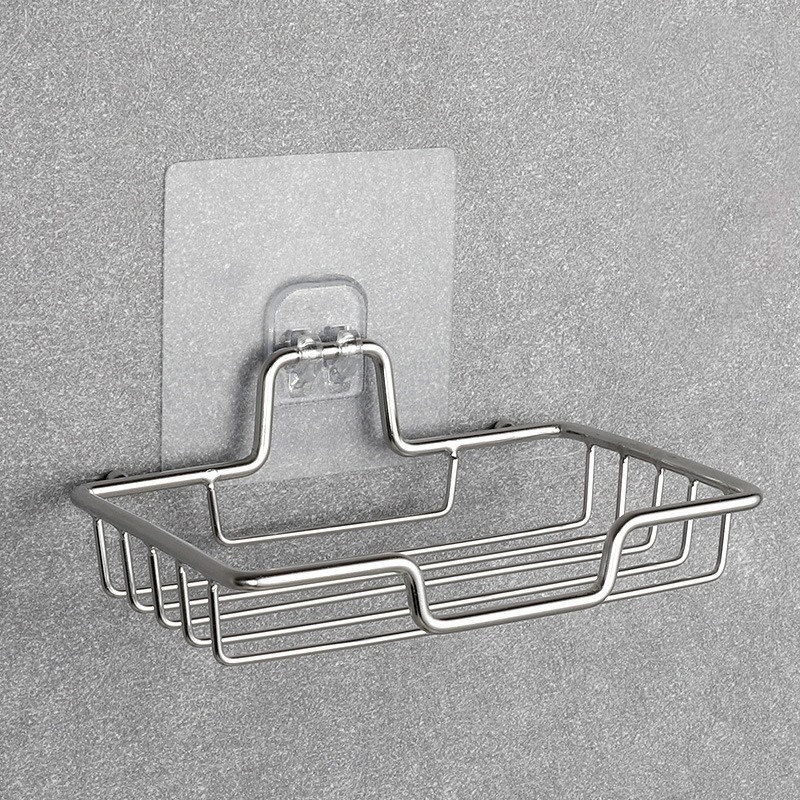 無痕壁貼不鏽鋼香皂架 肥皂架 SIN6256-細節圖3