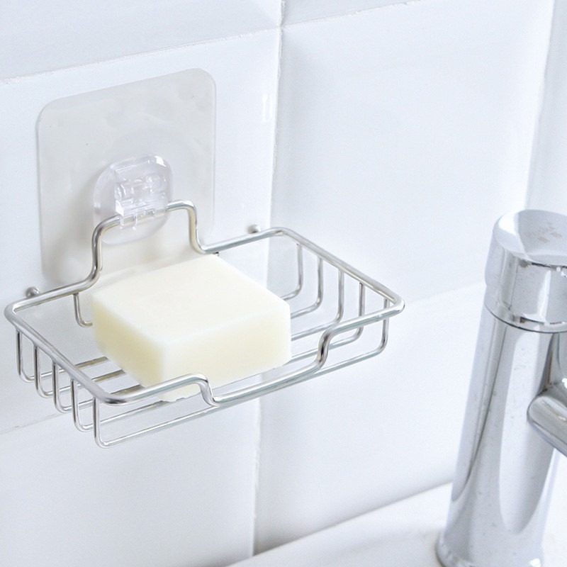 無痕壁貼不鏽鋼香皂架 肥皂架 SIN6256-細節圖7