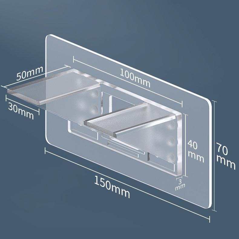 新型加大加厚無痕隔板隔板托 GP3507 隔板支撐架 無痕支架 隔板托 掛勾 隔板支架-細節圖4