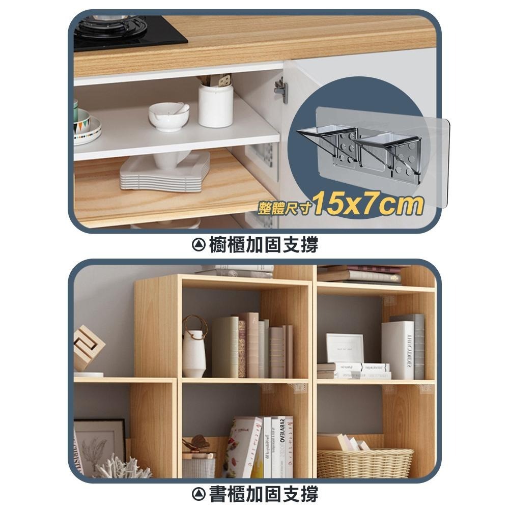 新型加大加厚無痕隔板隔板托 GP3507 隔板支撐架 無痕支架 隔板托 掛勾 隔板支架-細節圖6