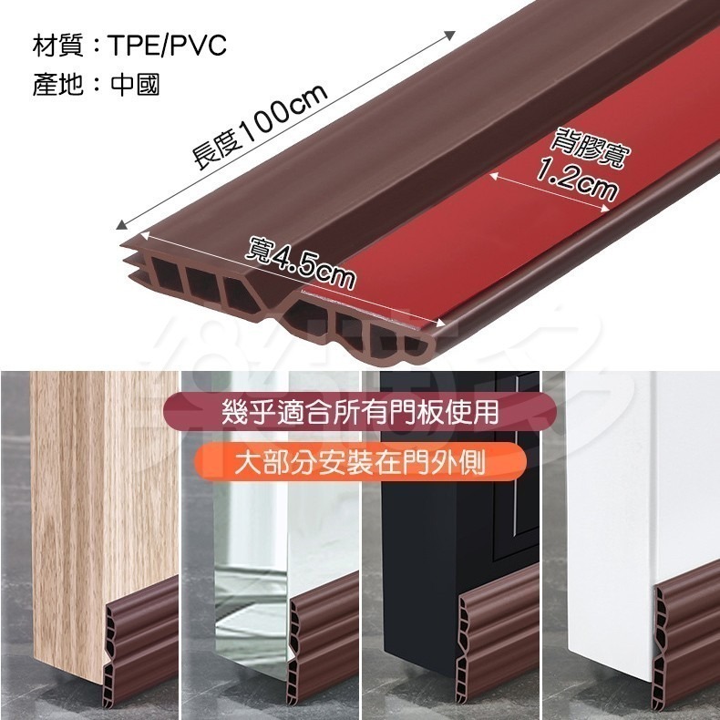 【雙D波浪】門底門縫密封條 1928 擋風防蟲密封條 防風防塵密封條 門縫 居家裝修 防冷氣外洩 門縫條-細節圖9