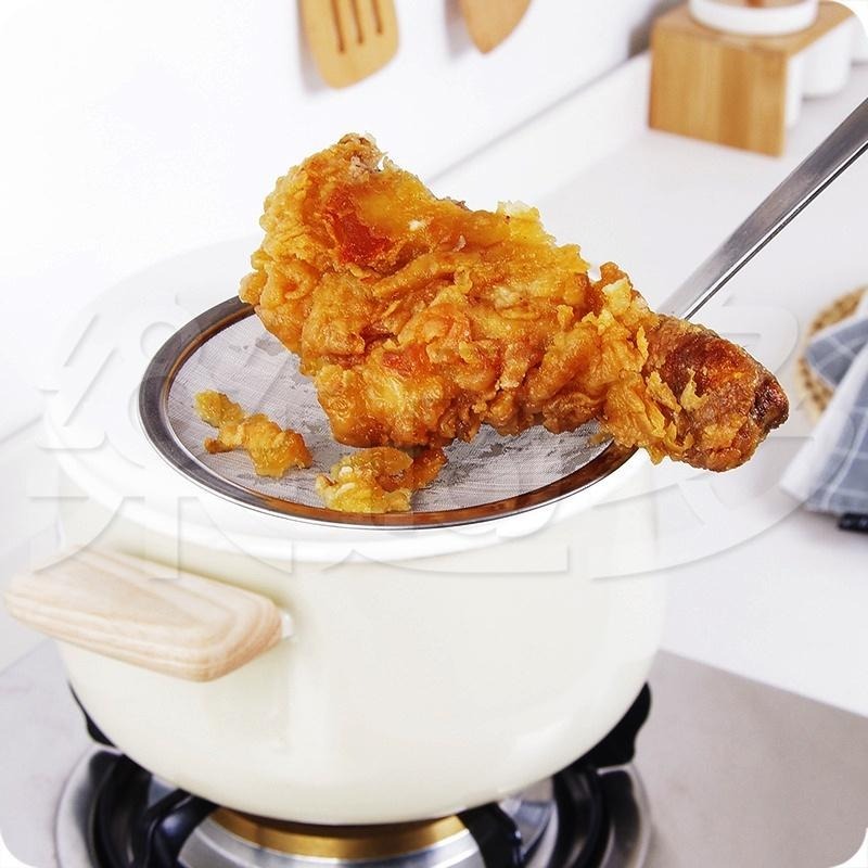 超細密304不鏽鋼撈勺 SIN6616 超細濾網 濾油 撈浮沫 火鍋撈勺-細節圖9