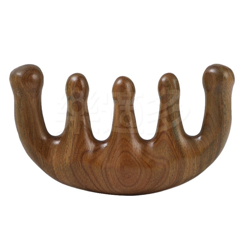 曲線木質按摩梳 刮痧板 按摩刮痧板 SIN8626-細節圖2