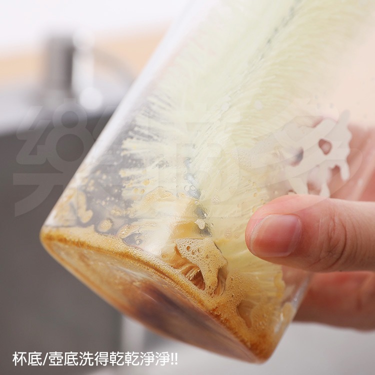 加長可掛木柄清潔杯刷 SIN6647-細節圖6