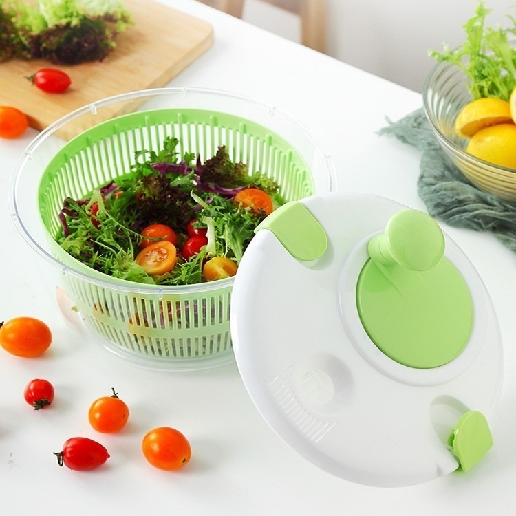 蔬果脫水器 TX57SG 手轉蔬果脫水器 生菜沙拉脫水器《5L》-細節圖6