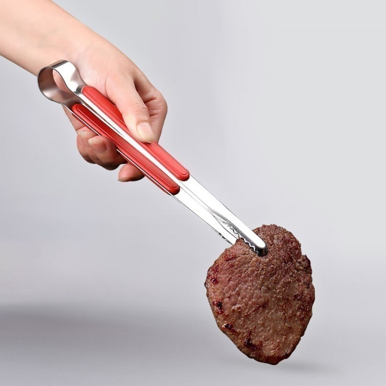 韓式不鏽鋼防燙烤肉夾 食物夾 SIN6130【隨機出貨】-細節圖4