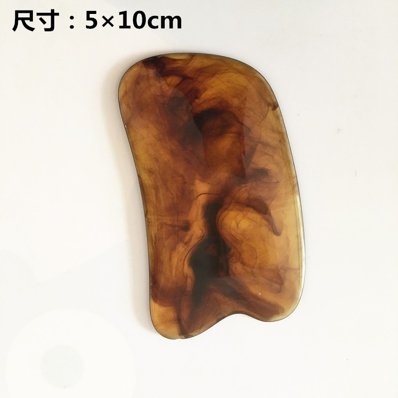 琥珀色刮痧板7件組 SIN7521 刮痧板 按摩 紓壓 刮痧板-細節圖8