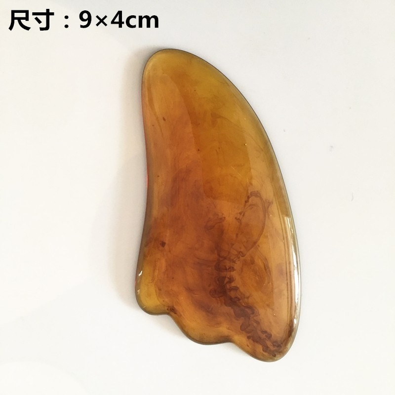 琥珀色刮痧板7件組 SIN7521 刮痧板 按摩 紓壓 刮痧板-細節圖10