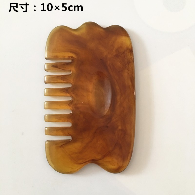 琥珀色刮痧板7件組 SIN7521 刮痧板 按摩 紓壓 刮痧板-細節圖11