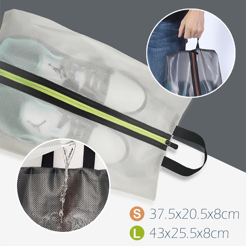 手提防水鞋袋 球鞋可用 D56 旅行收納 球鞋收納 鞋袋-細節圖8