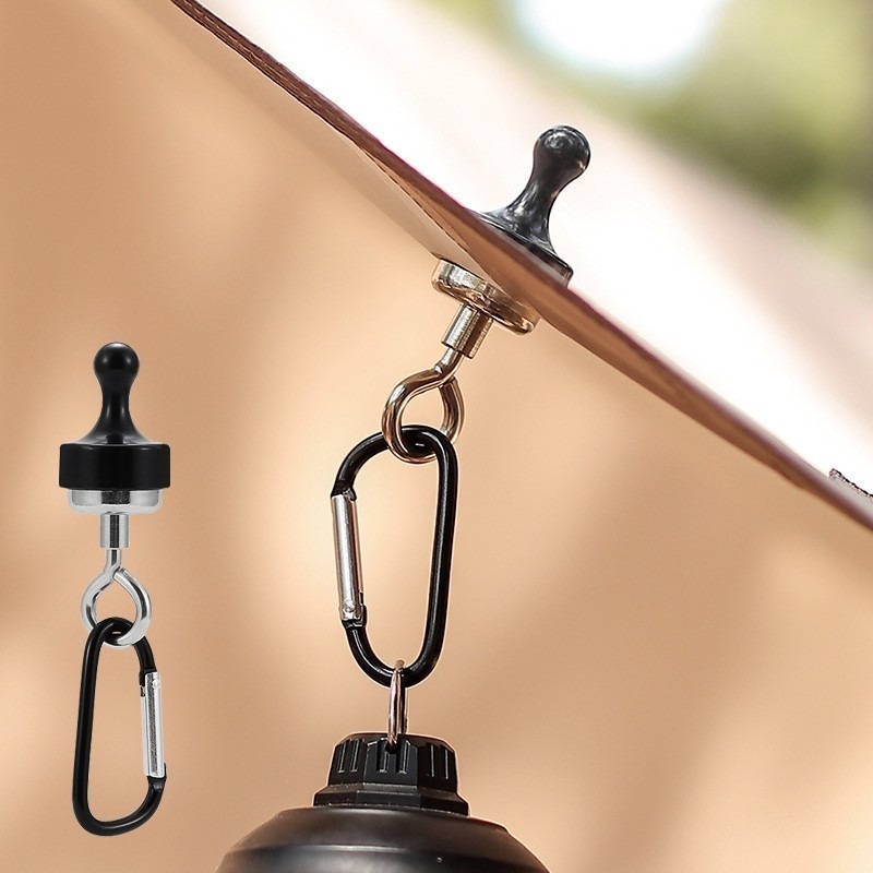 戶外強力磁吸掛勾登山扣 SIN9338 磁吸掛勾 露營掛勾 天幕帳篷固定器-細節圖2