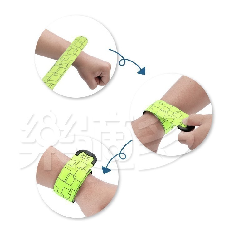 USB充電啪啪發光手環 JD1124 跑步 夜跑 慢跑 晨運 登山 騎行 警示閃光 發光手環-細節圖10