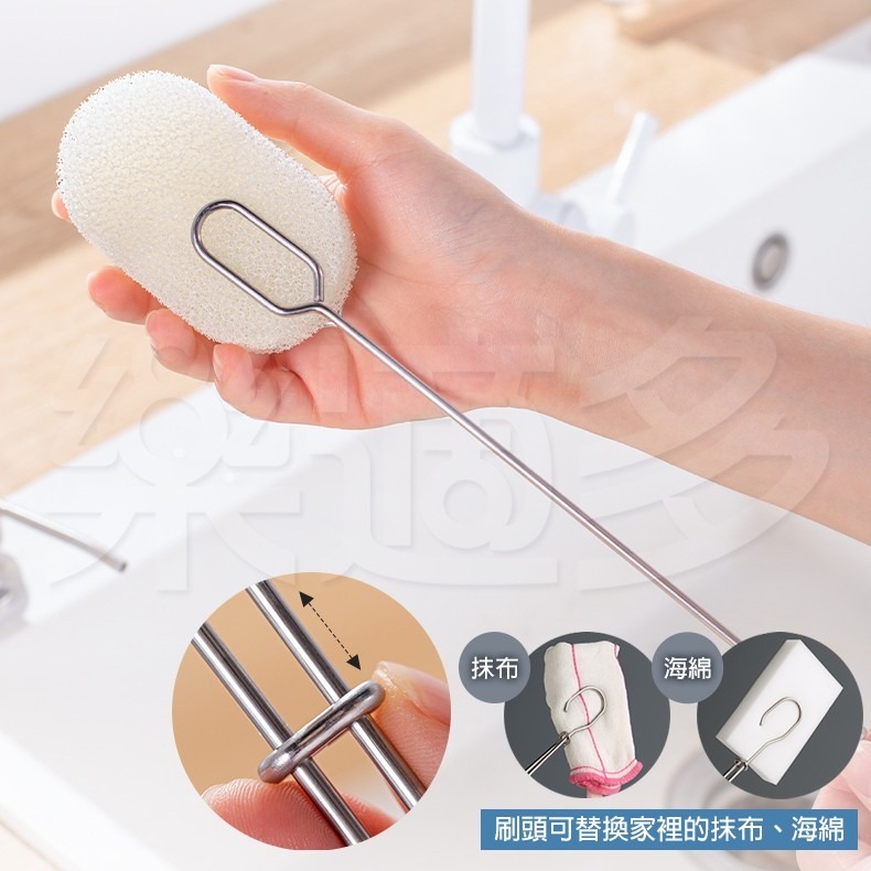 304不鏽鋼杯刷 刷頭可替換 杯刷 GBL019-細節圖7