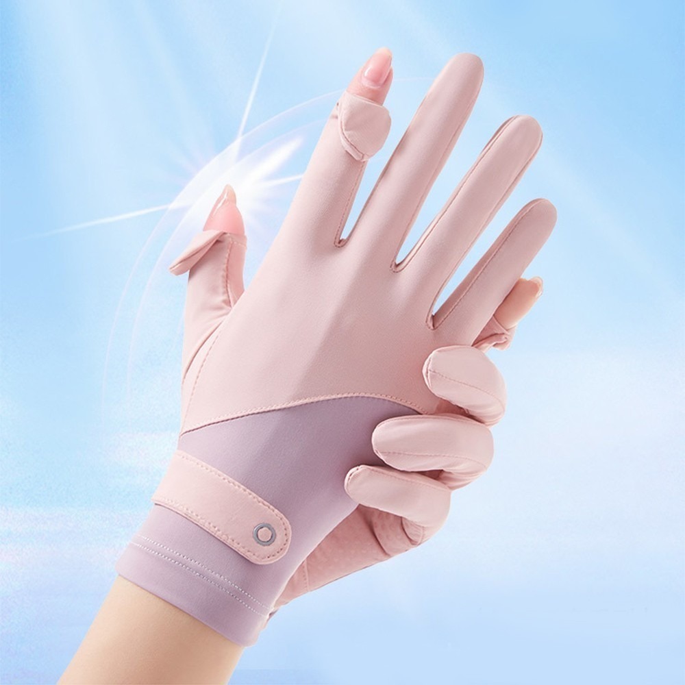 冰感透氣防晒女用手套 SIN8415 防曬手套 防曬觸控手套 冰絲防曬手套-細節圖6
