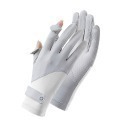 冰感透氣防晒女用手套 SIN8415 防曬手套 防曬觸控手套 冰絲防曬手套-規格圖11