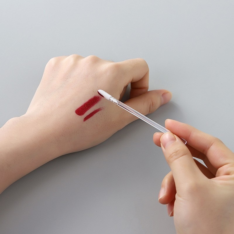 植絨唇刷 補妝棒【50支/包】2938 化妝工具 補妝棒 唇刷 口紅刷-細節圖4