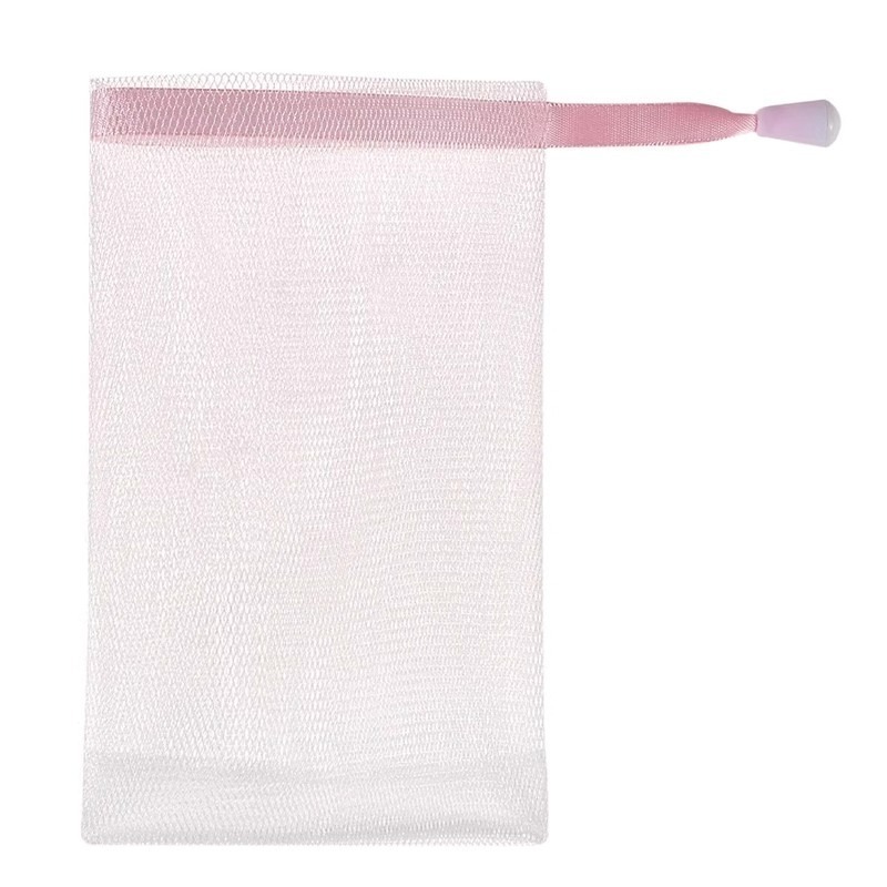 雙層彩帶起泡網【隨機出貨】A0011 起泡網 雙層起泡網 香皂起泡網 洗臉起泡網-細節圖5