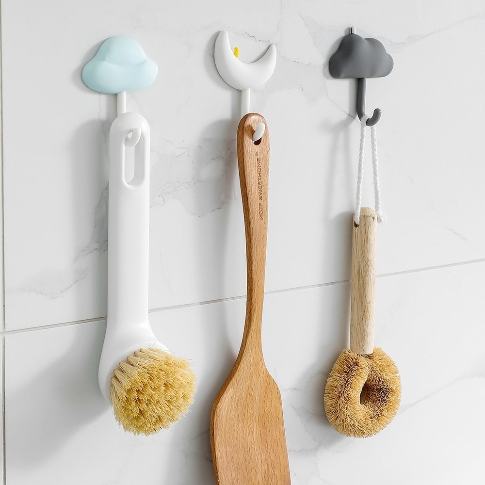 雲朵月亮造型掛勾【3入/組】XYGGT 掛勾 無痕掛勾 居家收納-細節圖4