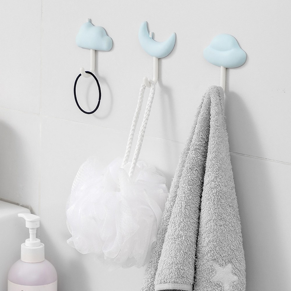 雲朵月亮造型掛勾【3入/組】XYGGT 掛勾 無痕掛勾 居家收納-細節圖6