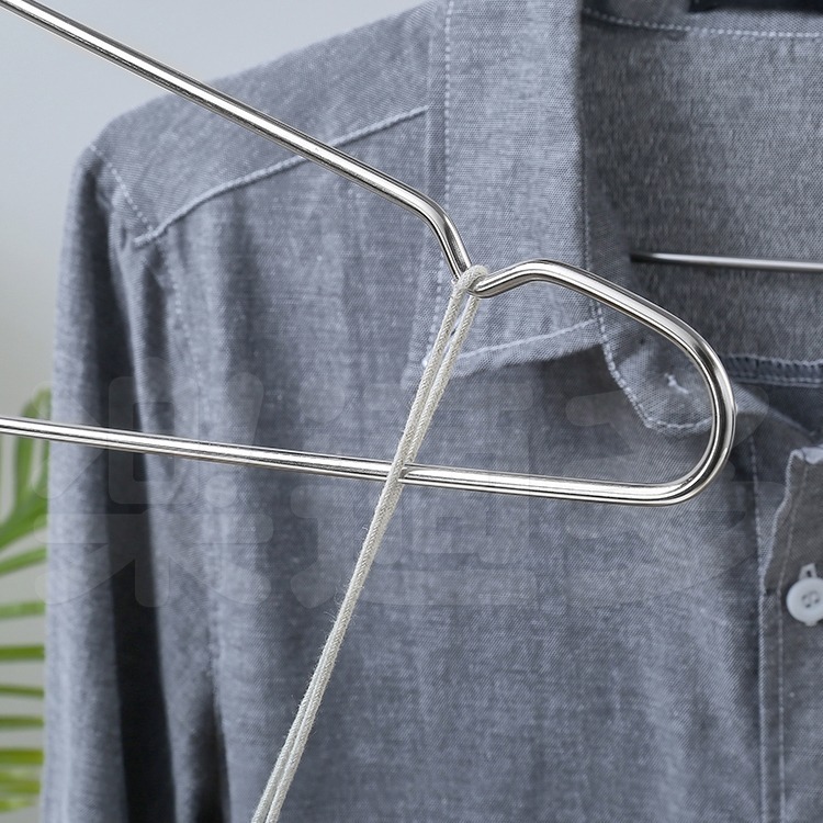 不鏽鋼曬衣架 曬衣架 衣架 防滑衣架【10支/組】cl0510-細節圖5