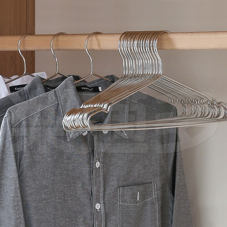 不鏽鋼曬衣架 曬衣架 衣架 防滑衣架【10支/組】cl0510-細節圖6