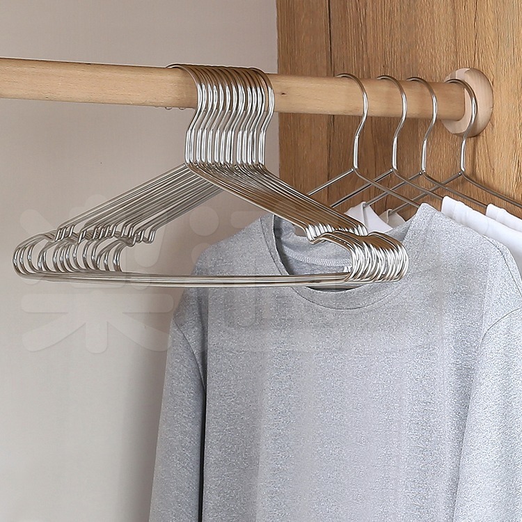 不鏽鋼曬衣架 曬衣架 衣架 防滑衣架【10支/組】cl0510-細節圖7