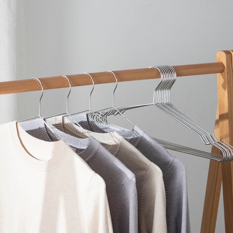 不鏽鋼曬衣架 曬衣架 衣架 防滑衣架【10支/組】cl0510-細節圖10