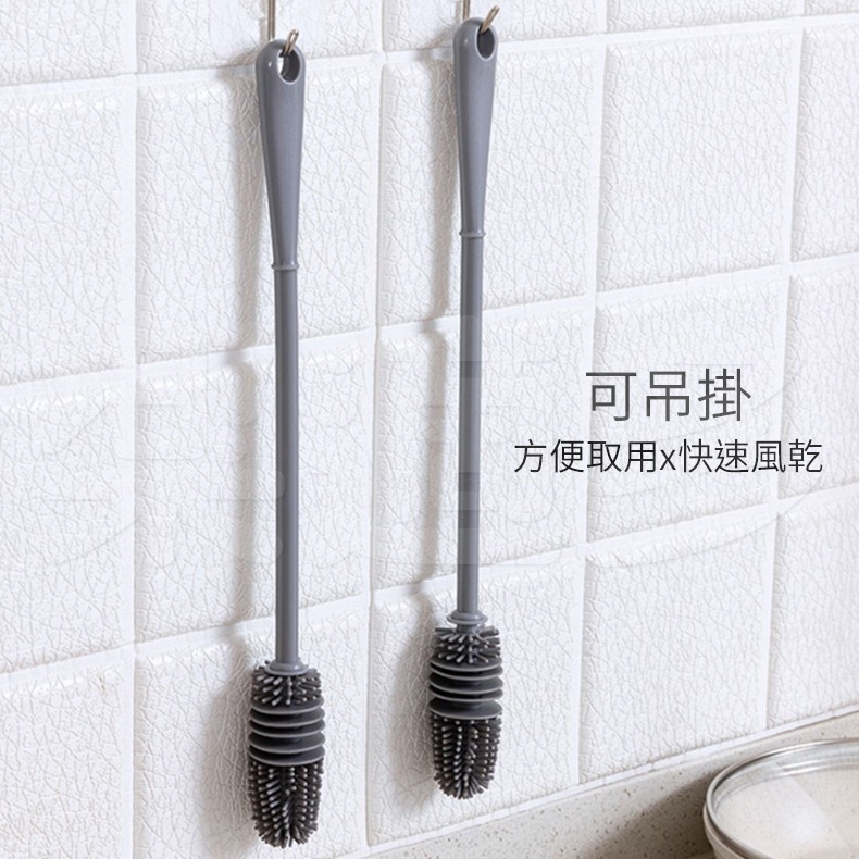 無死角長柄軟頭清潔刷 SIN6665 杯刷 奶瓶刷-細節圖10