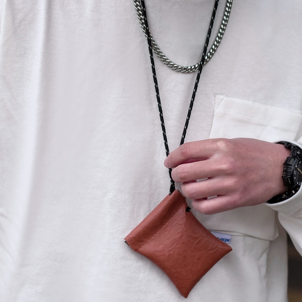 日系掛脖鑰匙零錢彈片包 SE1225 零錢包 鑰匙包 耳機包 隨身包-細節圖3