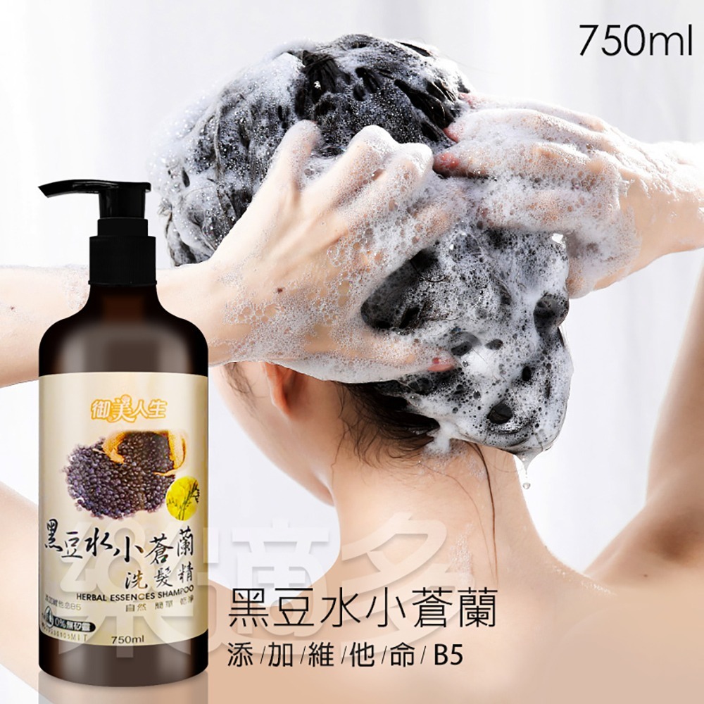 黑豆水胺基酸洗髮精 750ml/瓶 SIN6337 洗髮精 洗髮乳 洗髮 髮品-細節圖3