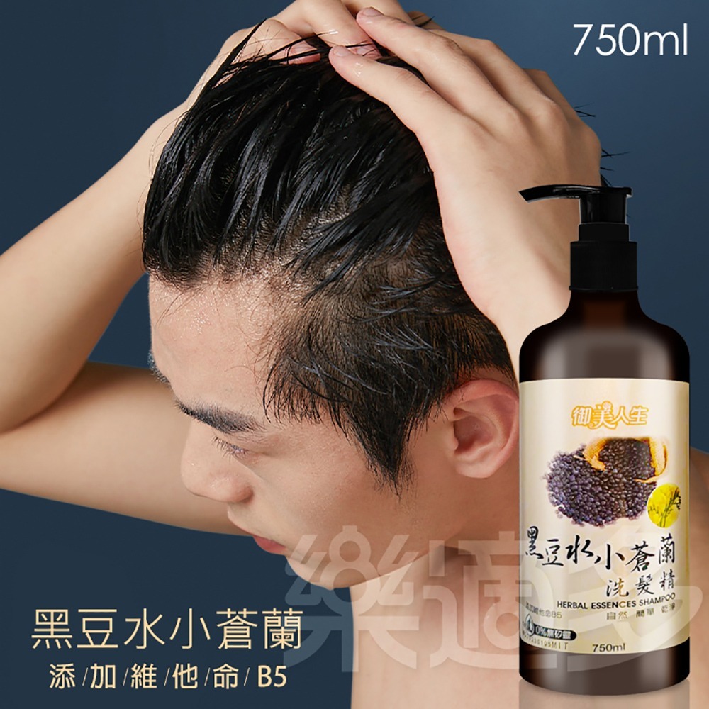 黑豆水胺基酸洗髮精 750ml/瓶 SIN6337 洗髮精 洗髮乳 洗髮 髮品-細節圖4
