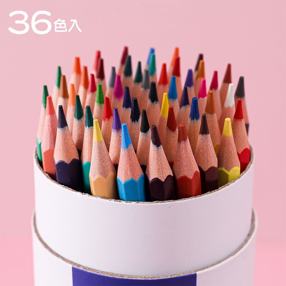 筒裝36色水性色鉛筆 SIN7907 水性色鉛筆 色鉛筆 著色筆 文具-細節圖9