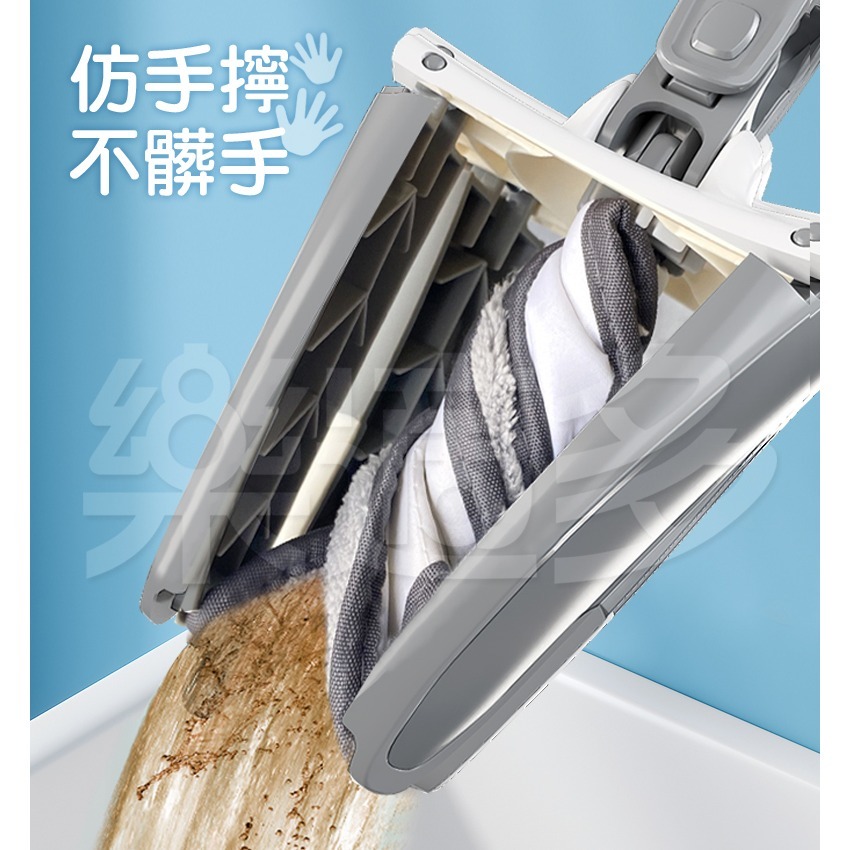 X型仿手擰免洗懶人拖把 SIN7072 拖把 打掃工具 地板清潔 玻璃清潔-細節圖4