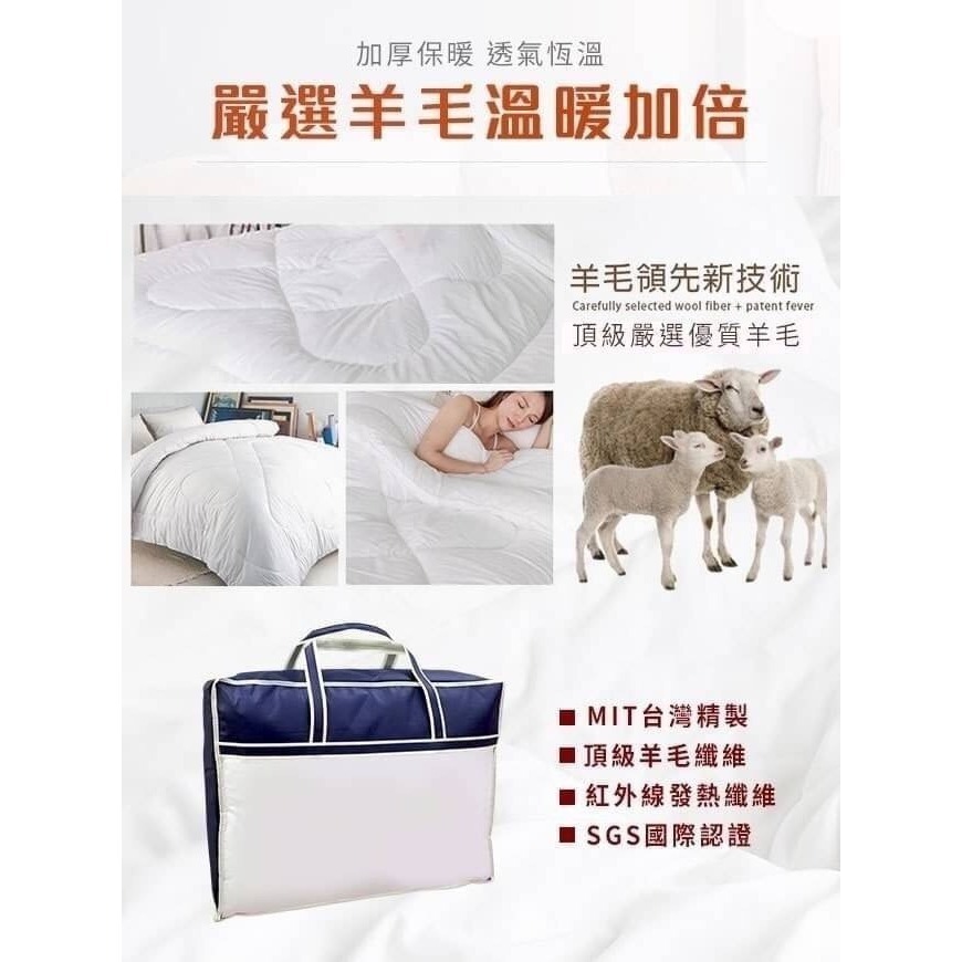 石墨烯遠紅外線羊毛被 SIN6540 棉被 羊毛被 石墨烯被子-細節圖6
