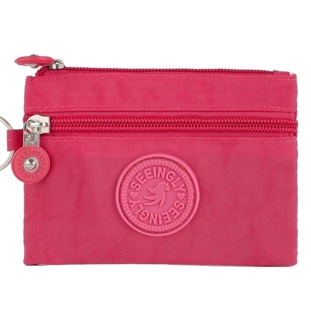 防潑水雙層拉鍊零錢包 SIN8849 信用卡包 手拿包 零錢包-細節圖9