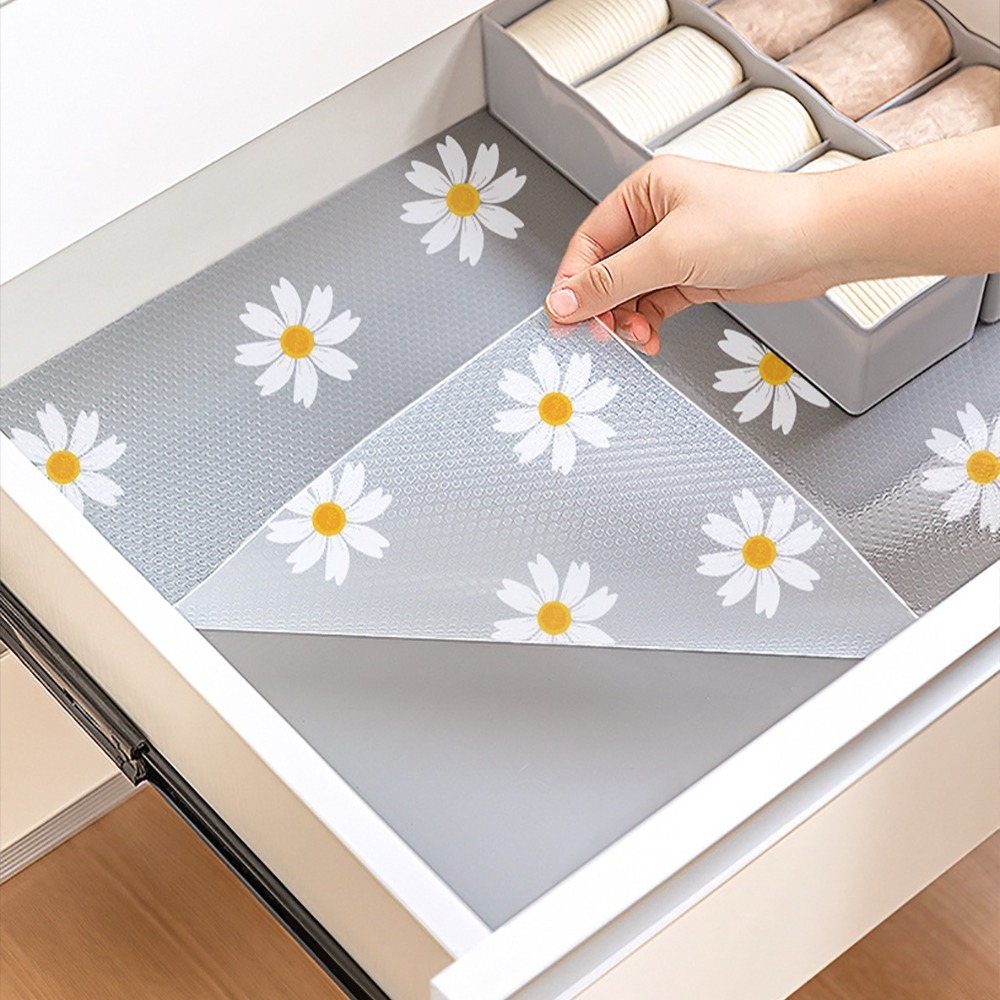 EVA小雛菊櫥櫃墊 SIN6289 隔髒墊 防滑墊 櫥櫃墊 抽屜墊 廚房墊 桌墊 餐墊-細節圖3