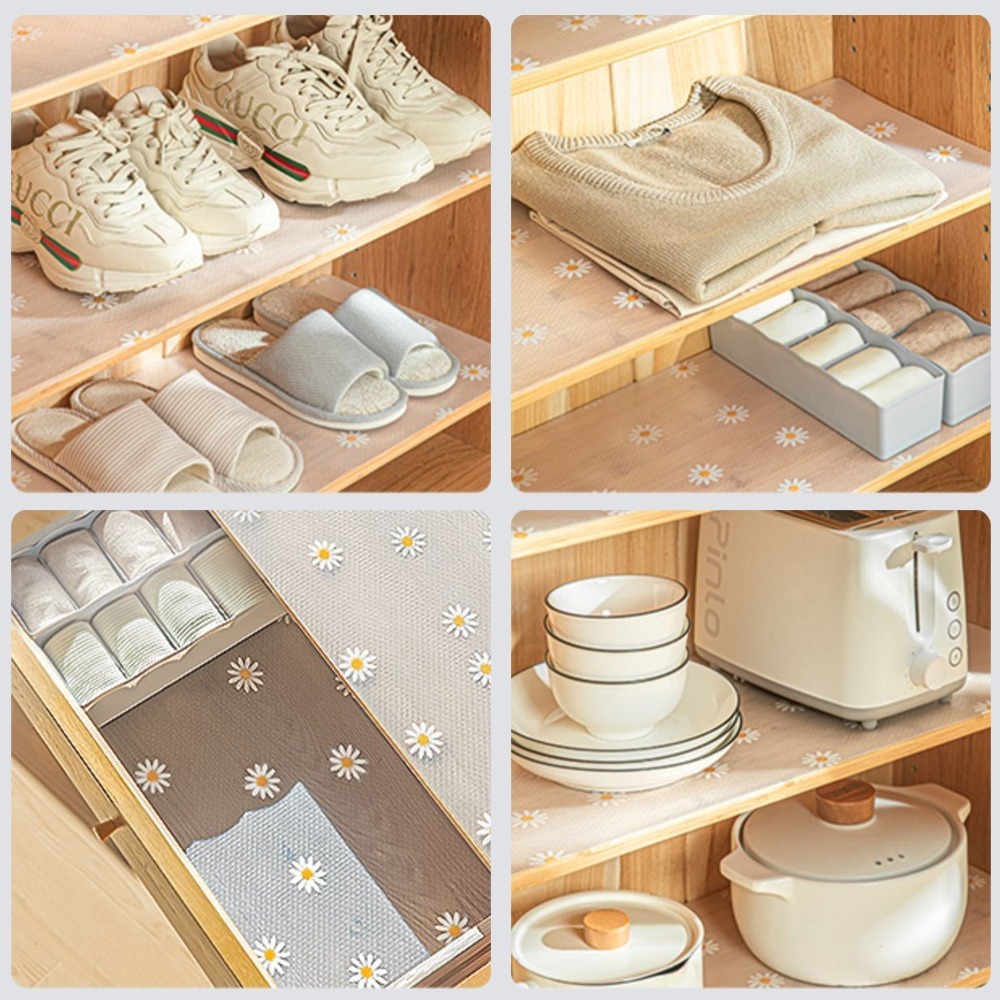 EVA小雛菊櫥櫃墊 SIN6289 隔髒墊 防滑墊 櫥櫃墊 抽屜墊 廚房墊 桌墊 餐墊-細節圖6