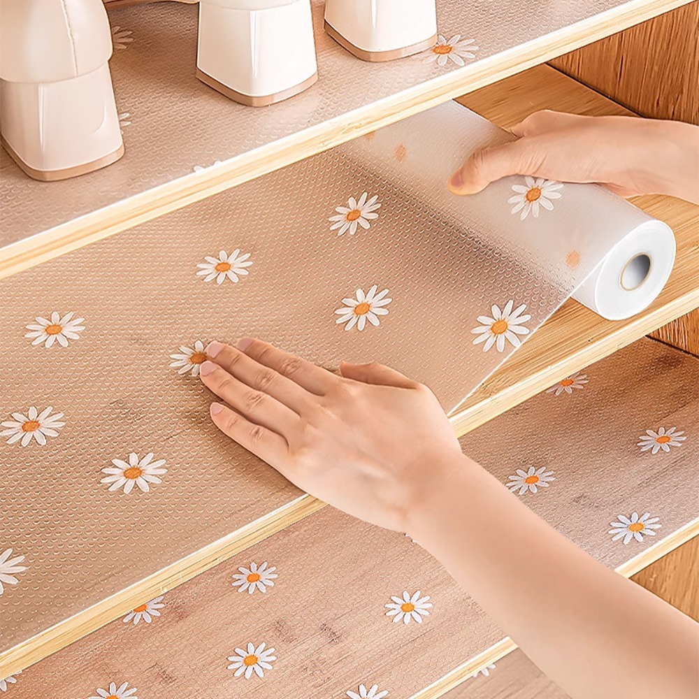 EVA小雛菊櫥櫃墊 SIN6289 隔髒墊 防滑墊 櫥櫃墊 抽屜墊 廚房墊 桌墊 餐墊-細節圖7